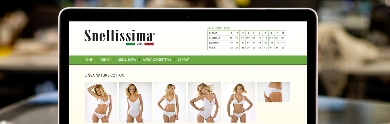 Turconi Company - Portfolio - Web Design - Snellissima
